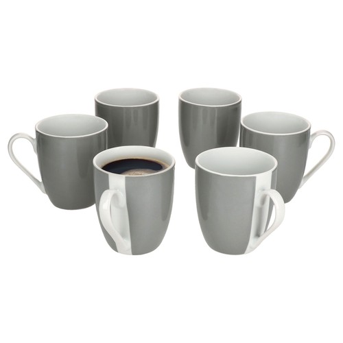 6er set variant grau bunte - grau,