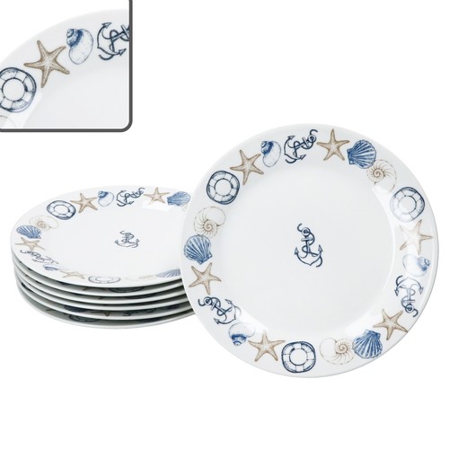 Neptun 6er set kuchenteller - neptun,