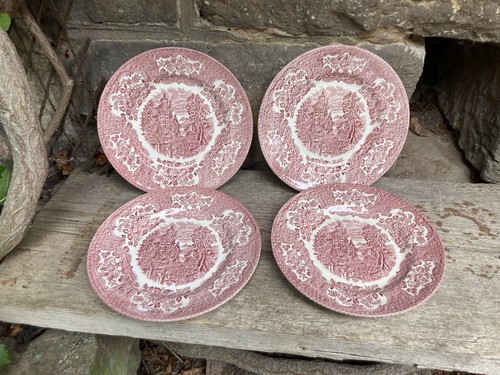 4er set kuchenteller - 🌹, rot