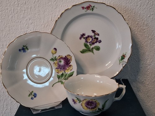 Meissen tee kaffee gedeck - meissen,
