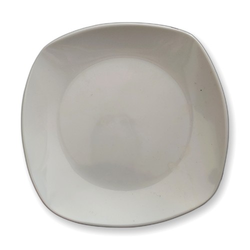 Teller weiß eckig - , –