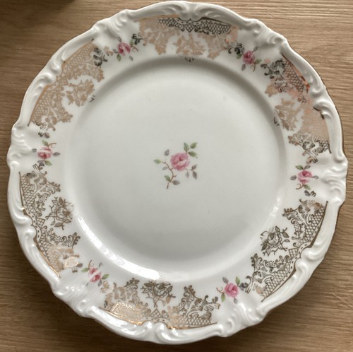 Vintage kuchenteller golddekor - vintage,